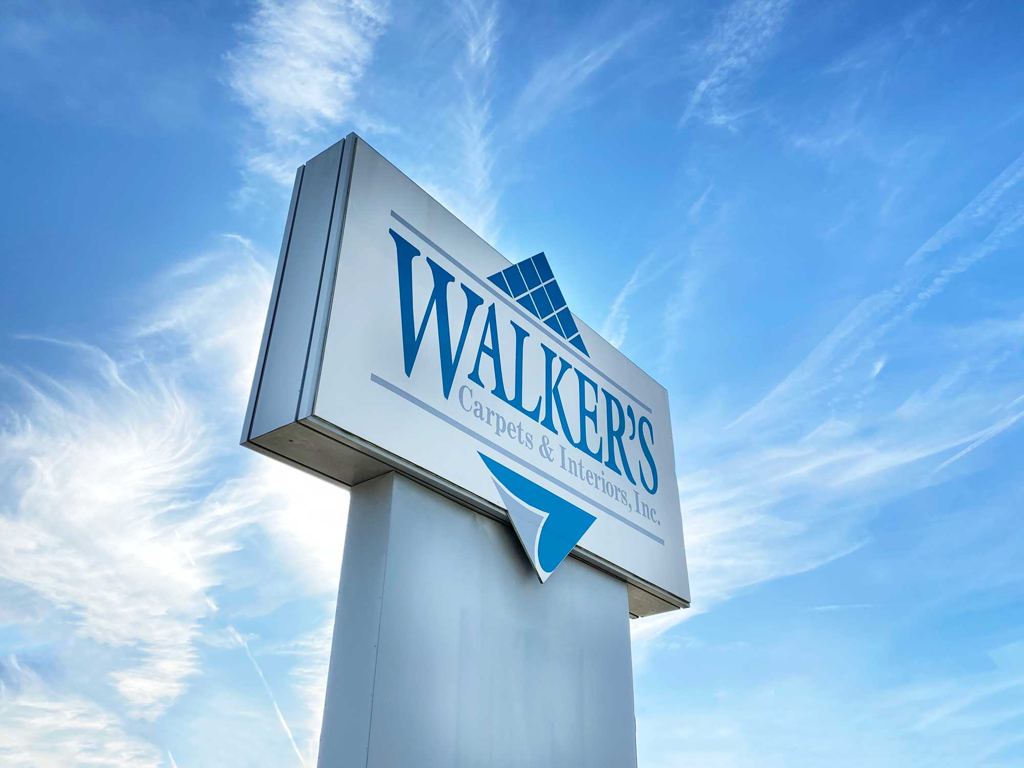 Walker's Flooring sign